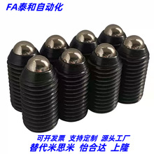 波珠螺丝不锈钢定位珠弹珠螺钉M8-M10紧定滚珠弹簧销球头柱塞
