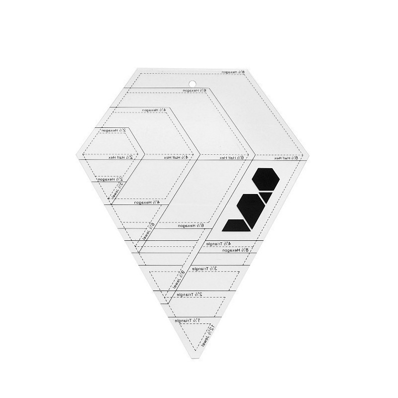 Gran diamante acrílico