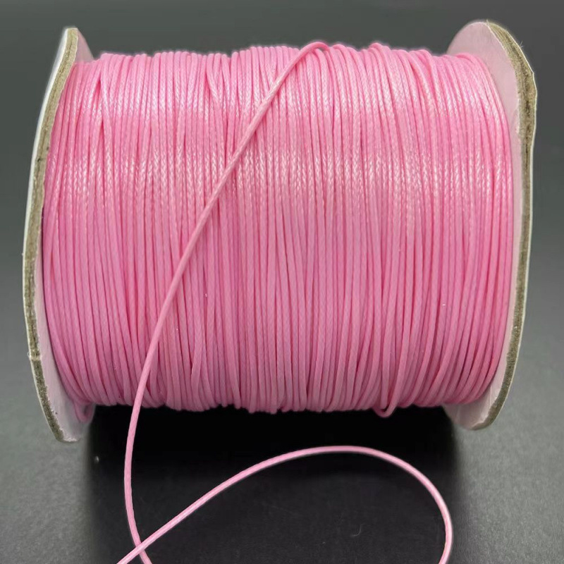 Cuerdas de cera multicolores cuerdas de cuero PU cuerdas de cera trenzadas cuerdas creativas collares colgantes image 12