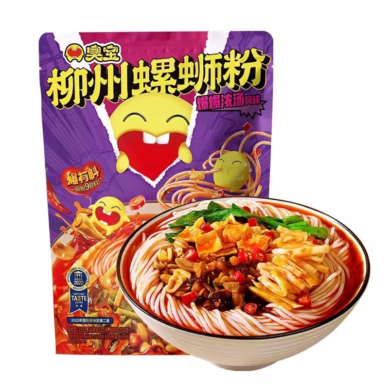 臭宝螺蛳粉柳州螺狮粉速食广西螺丝粉特产爆爆浓汤350g酸笋2包|undefined