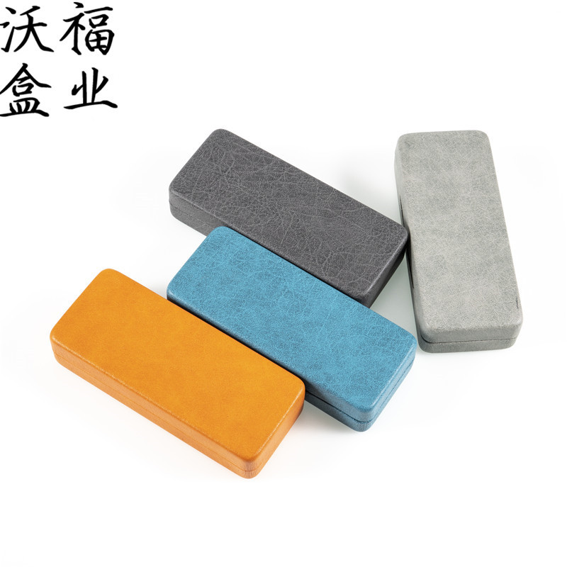 工厂直销眼镜盒子时尚眼睛盒板材包装眼镜盒铁盒可打字印店名logo|ms