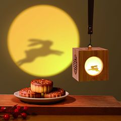 投光灯追月中秋節クリスマス祝日プレゼント広告プレゼント創意投影ファッション調光LED小夜灯