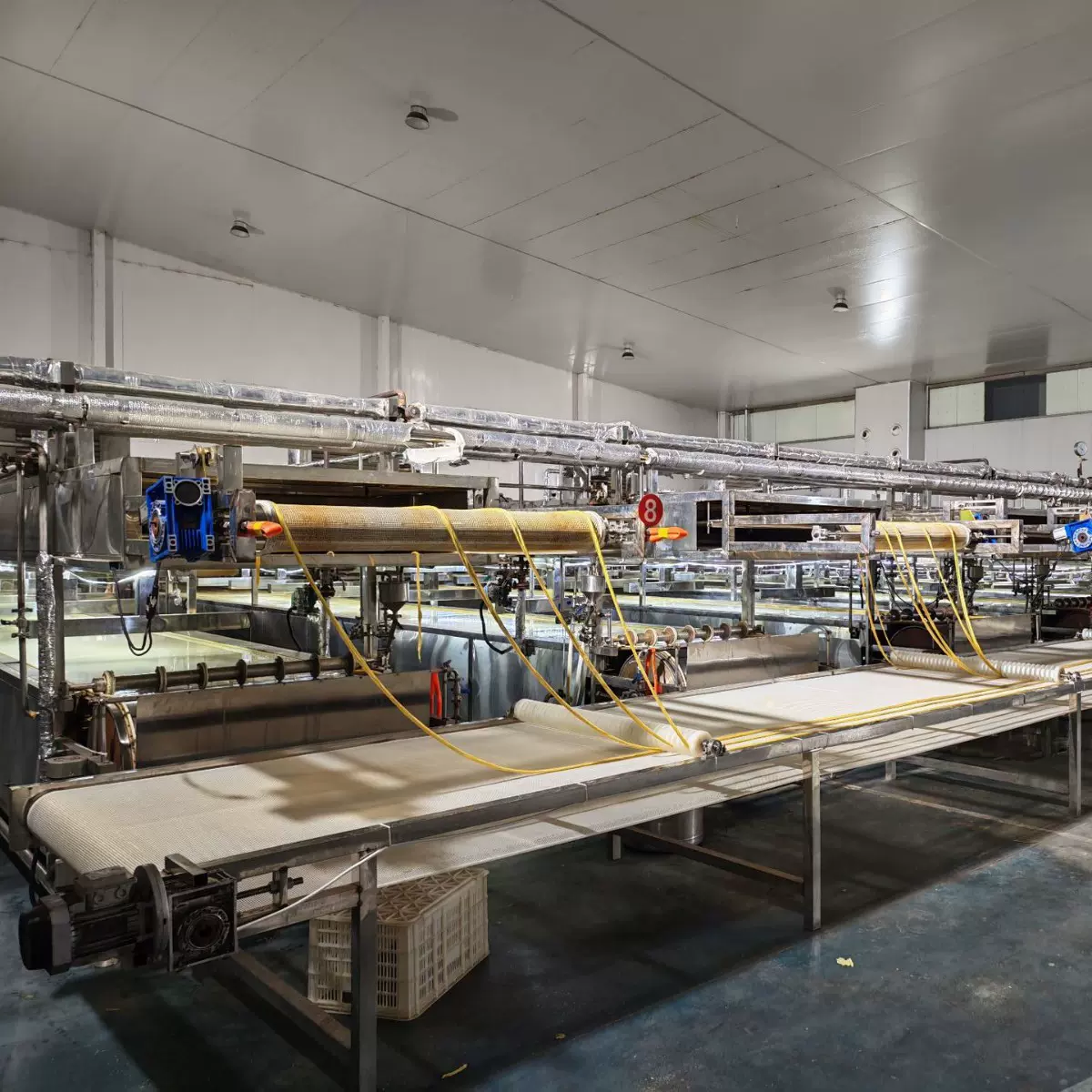 定制全自动豆皮腐竹钢带机加工设备智能机油皮生产豆制品加工设备