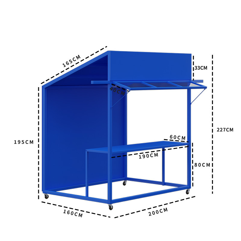 파란색: 길이 200-데스크탑 스타일