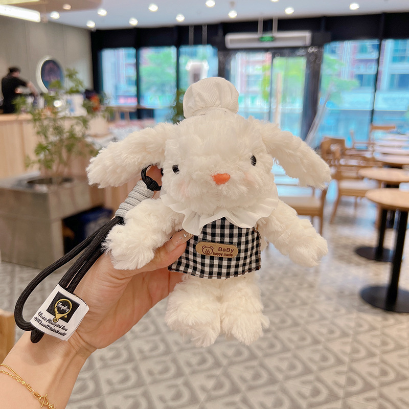 1 Piece Cartoon Style Cute Rabbit Plush Unisex Bag Pendant Keychain display picture 9
