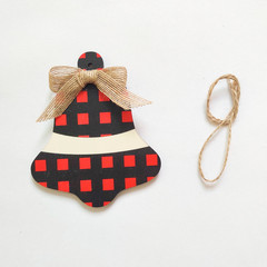 Christmas decoration wall hanging, Christmas tree decoration, small wooden Christmas ornaments