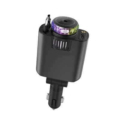 Charging Car Charger with Retractable: Mobil şarj cihazları