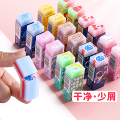 かわいい消しゴムを挟むことができます。