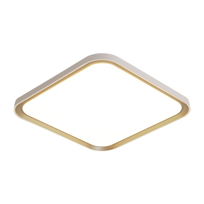 Luz de sala de estar moderna y simple atmósfera de espectro completo protector de ojos super delgada lámpara de techo led toda la casa combinación de lámparas