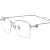 The new star of the same model glasses frame square business glasses frame half -frame can be equipped with anti -blue light close mirror manufacturer direct sales