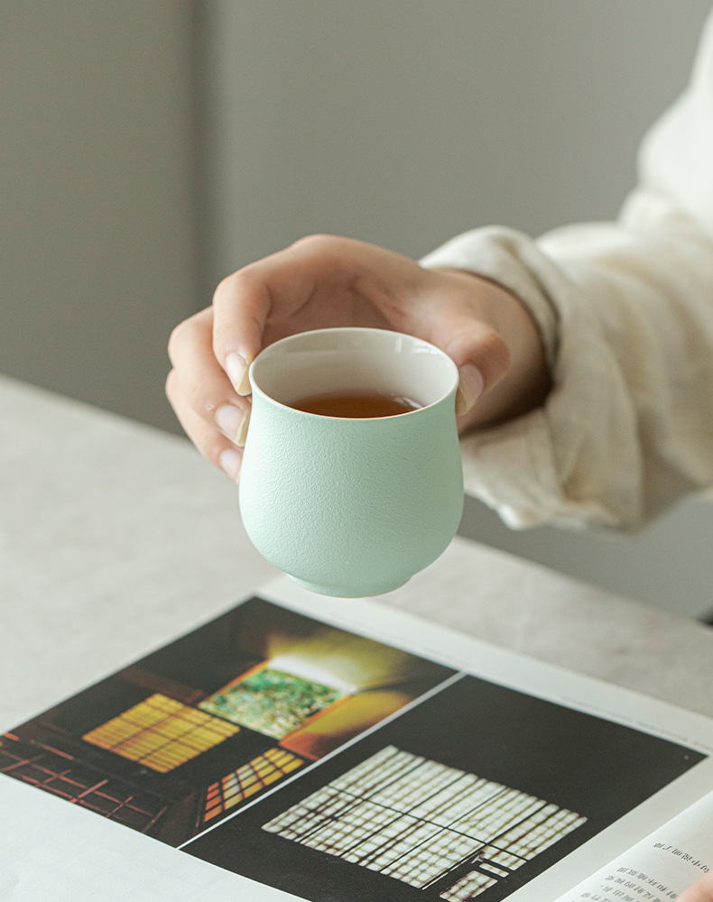 Piccola tazza da caffè in ceramica latte stile macaron_voghion.com
