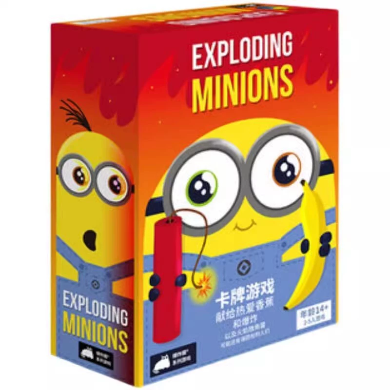 Настольная карточная игра (Asmodee) Exploding Minions — семейная, казуальная, для детей