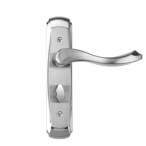 Bathroom door lock universal keyless bathroom home lock toilet aluminum alloy door handle toilet handle