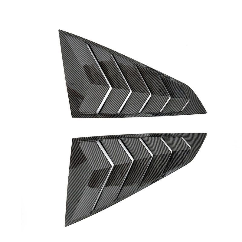 Suitable for 24 Ford Mustang blinds modified car decoration Mustang rear window triangle window blinds