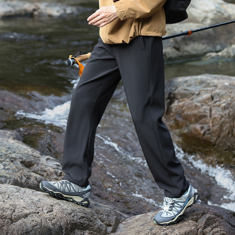 Winter fleece-lined Thick Casual Pants Outdoor Loose Sports Pants Stain Resistant Water-repellent Rustic Pants Men's Long Pants Winter fleece-lined Thick Casual Pants Outdoor Loose Sports Pants Stain Resistant Water-repellent Rustic Pants Men's Long Pants