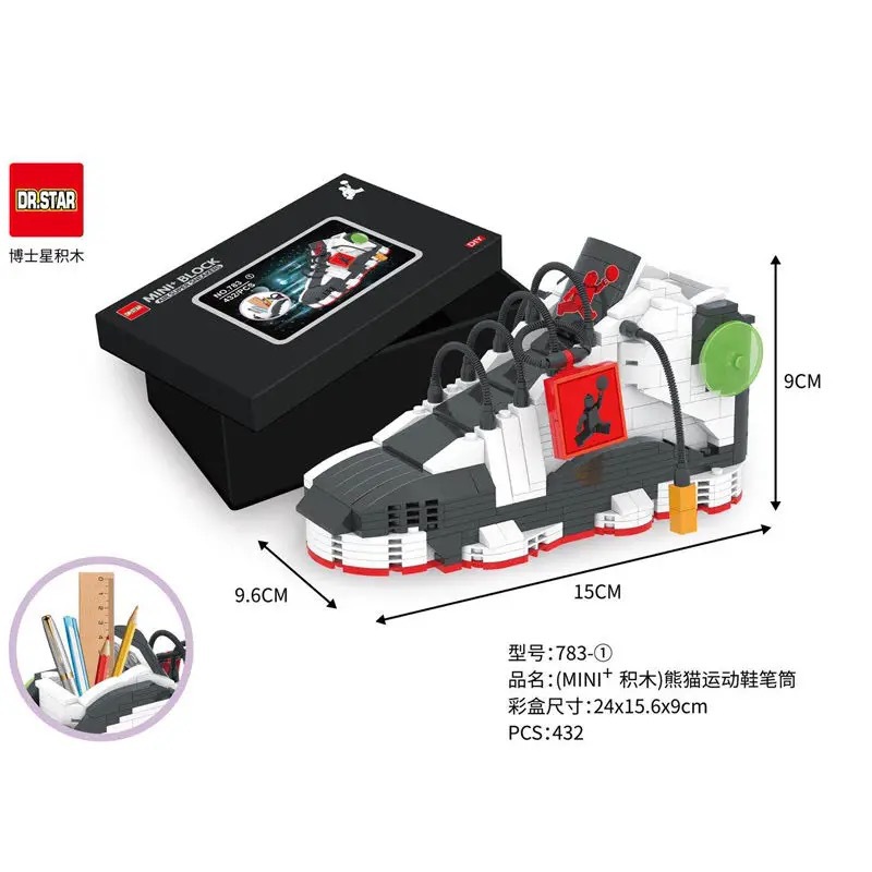 783-1 팬더 신발 펜 홀더 [432 입자]