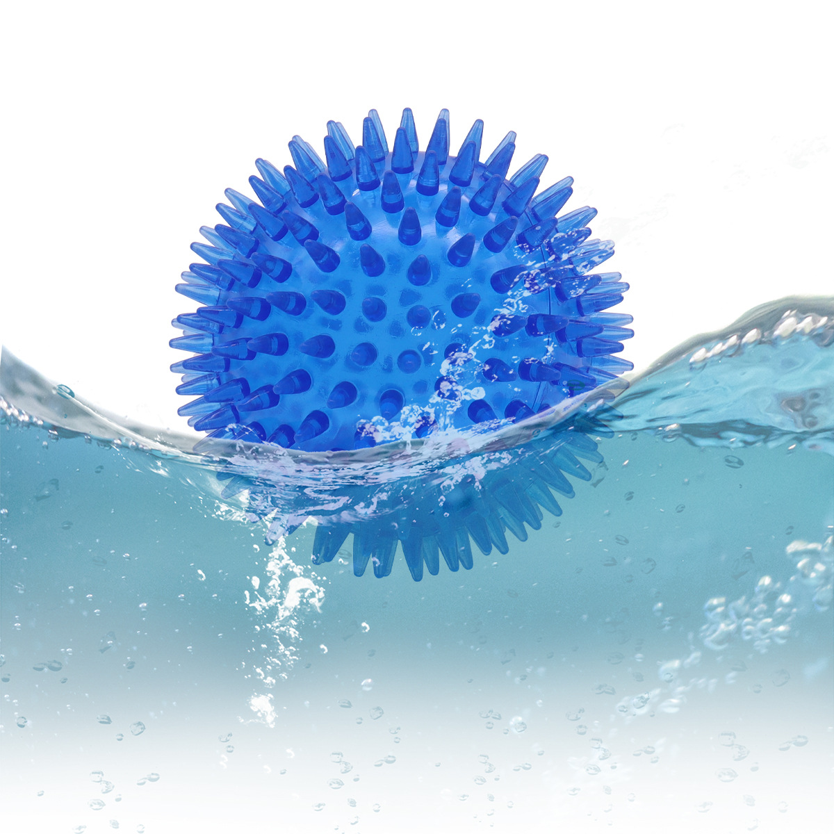 Juguete para mascotas, bola de juguete vocal para perros, bola de púas de goma, cachorro, auto-alivio, bola de perro, juguete para perros, mordida