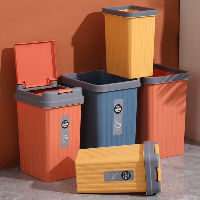 Fashionable creative garbage can for home use