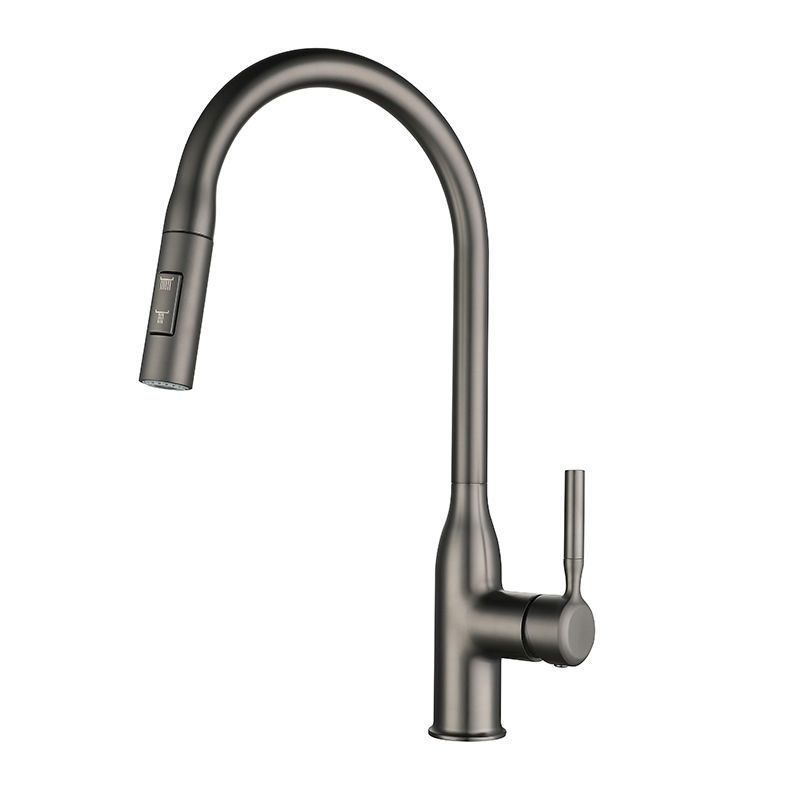 Grifo extraíble de latón, grifo extraíble para cocina doméstica, sin plomo, adecuado para fregadero y lavabo, grifo de cocina.