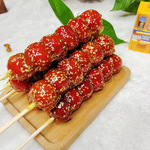 地摊冰糖葫芦成品朱老大鲜山楂大颗去核零食休闲整箱批发包邮批发