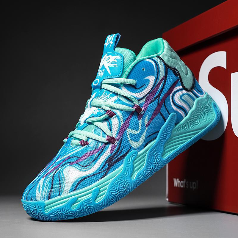 Four Seasons High-Quality Third Generation Pamelo Paul Mb03 Couple Practical Basketball Shoes Non-Slip Men's and Women's Sports Shoes