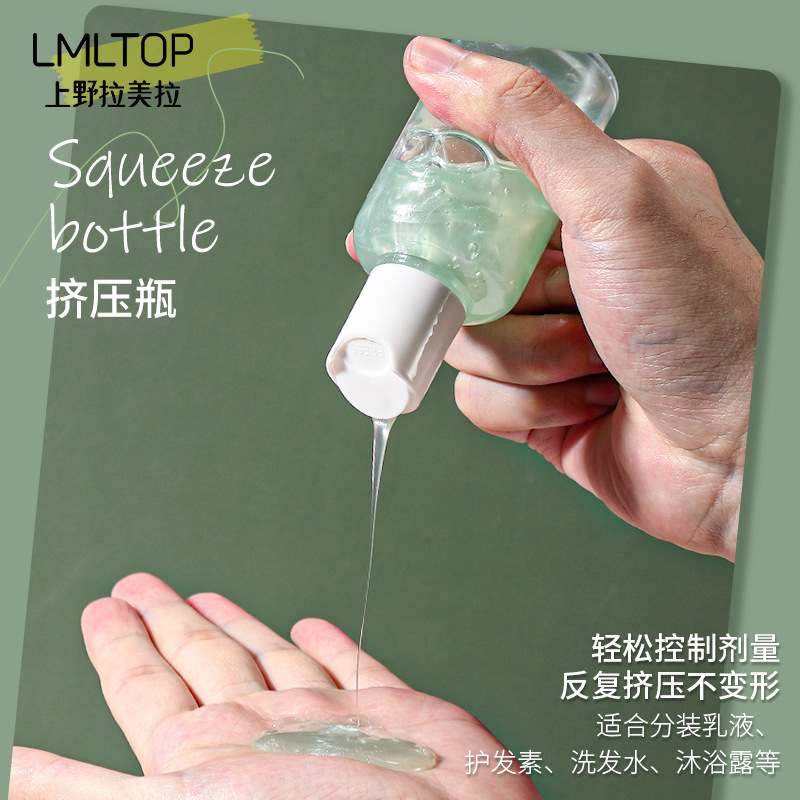 Lamela juego de 6 piezas botella de viaje subenvasada botella de bomba de presión botella de loción botella de spray botella de solapa caja de crema SY1039