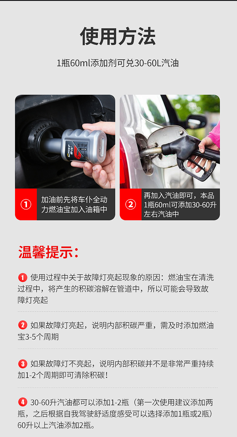 Che Servant (Chief All-Power Fuel Treasure 10-Pack Fuel Cleaning Agent Gasoline Additive Fuel-Saving Nozzle