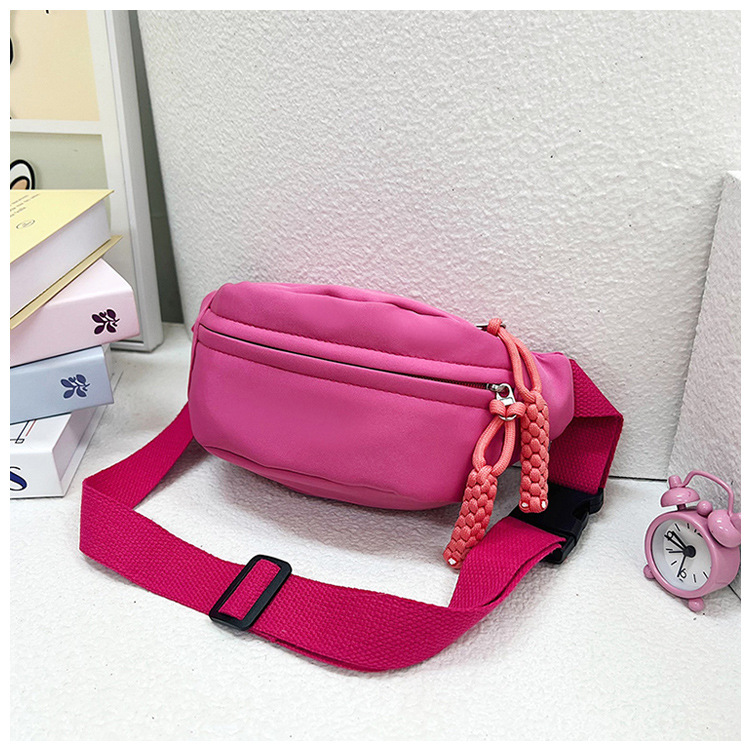 Andralyn Solid Color Minimalist Korean Casual Chest Bag for Spring and Summer New Trendy Instagram Single Shoulder Crossbody Outdoor Bag_voghion.com