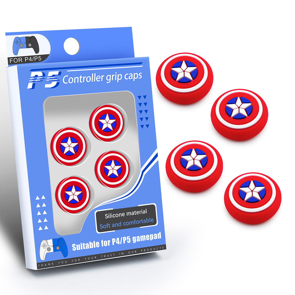 En stock PS5 mango Rocker Cap tapa de silicona PS5 juego mango Rocker tapa protectora botón tapa traje