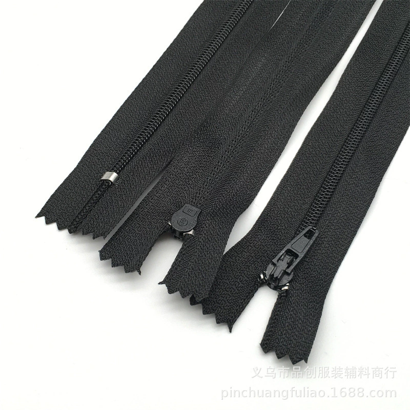 Nylon trousers with zipper, wholesale