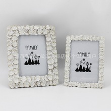 树脂相框雏菊创意装饰摆件现代简约家居工艺商务礼品亚马逊多款式