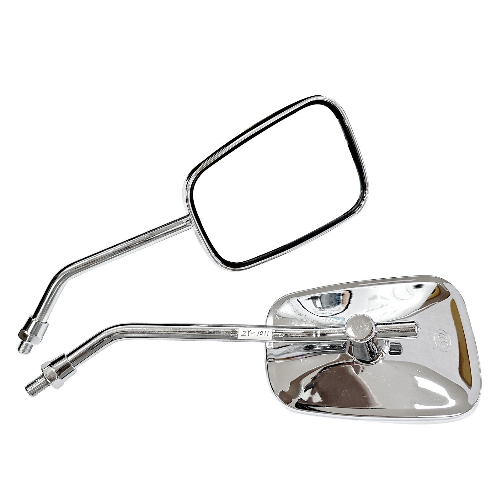 Suitable for Jialing Prince 150 Motorcycle Accessories Electroplating 10mm Universal Rear View Reflector