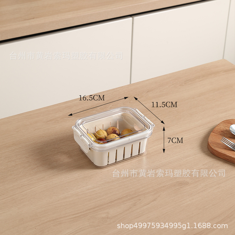 プラスチックシール分格透明可視アスファルト収納多機能家庭用大容量整理食品級キッチン|undefined