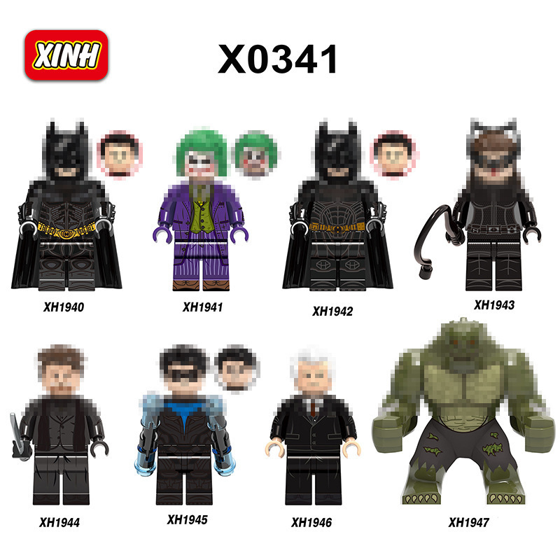 Xinhong X0341 Super Alliance Building Block Minifigure Doll Assembled Hero Toy Adult Minifigure Bagged Export Exclusive