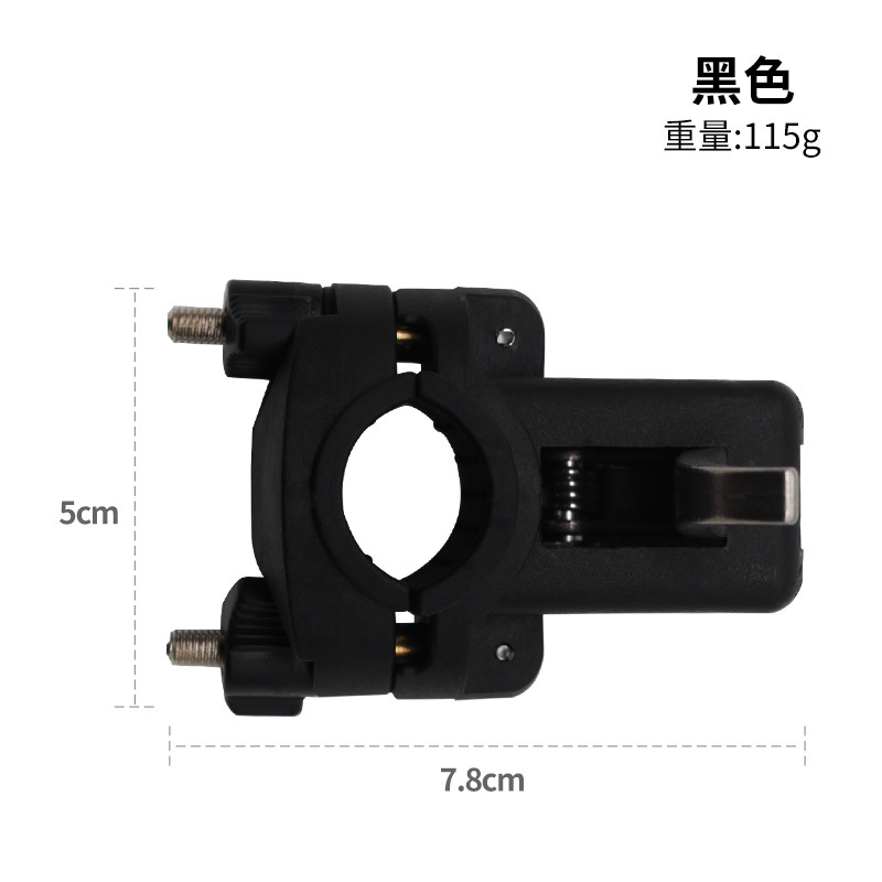 Barco de pesca soporte titular de la tarjeta clip Rod tail seat Marina caña de pescar soporte accesorios clip varilla dispositivo batería trasera colgando