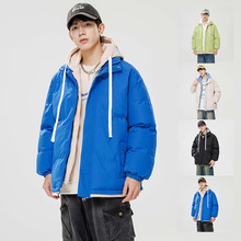 假两件棉衣2025男生女生加厚保暖面包服运动休闲潮牌外套情侣棉服