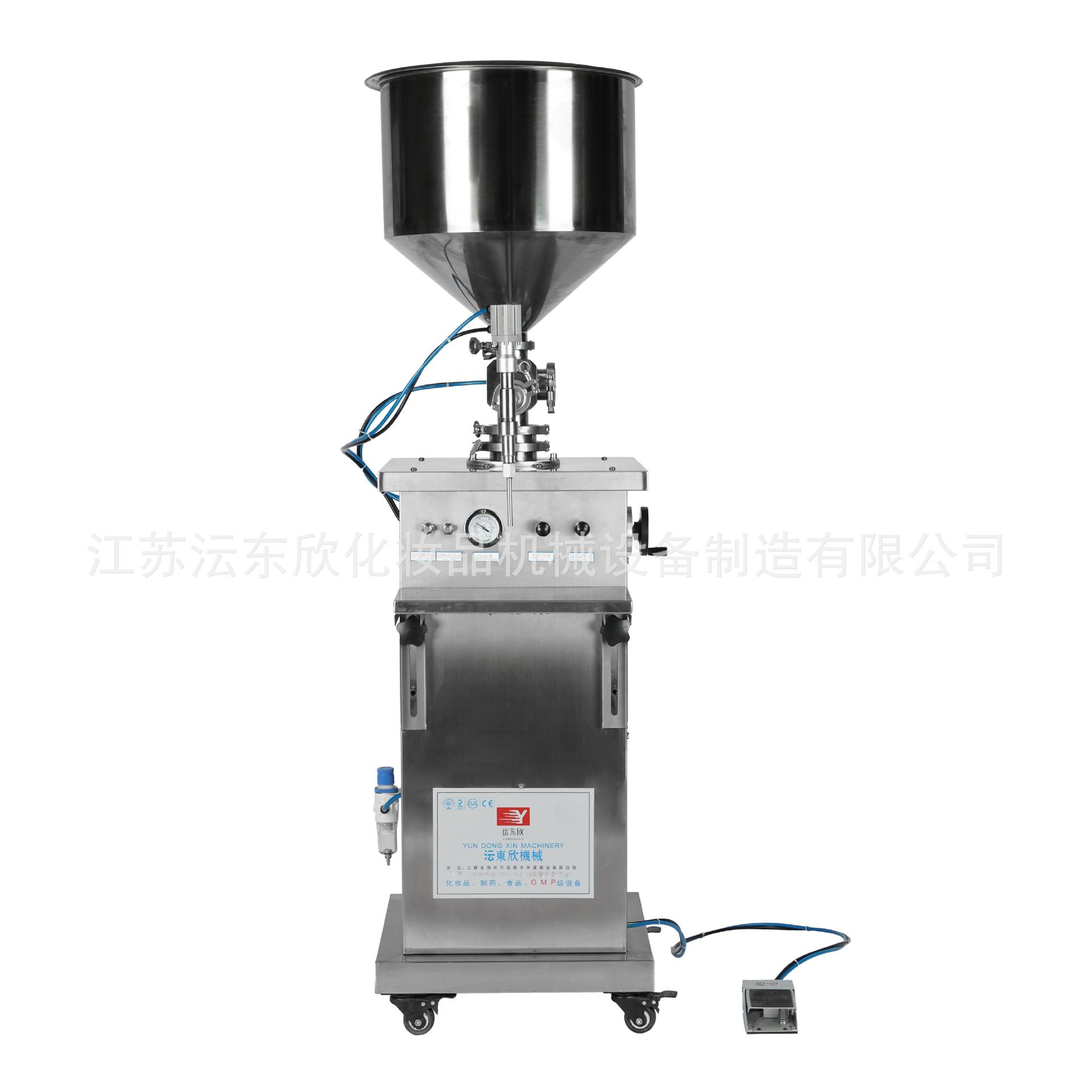 广东佛山厂家立式气动灌装机 半自动小型酱料洗手液商用分装机