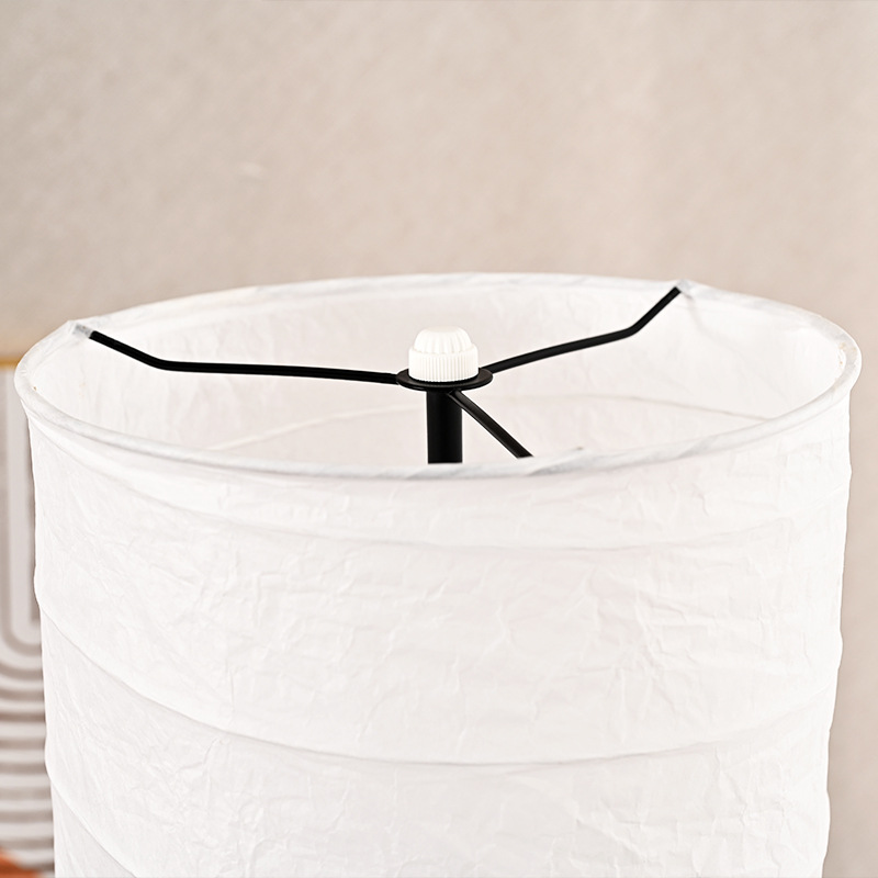 Suministro transfronterizo lámpara de tres colores papel ambiente de cabecera lámpara de pie moderna nórdica habitación dormitorio sala de estar lámpara de pie embalaje pequeño