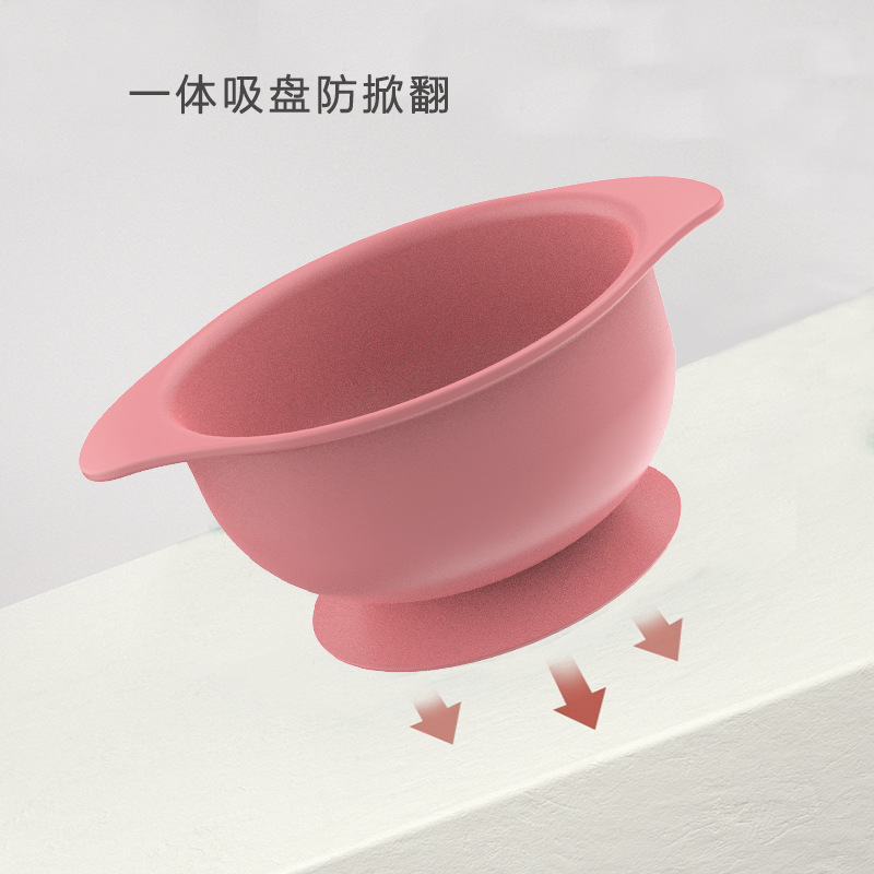 现货儿童吸盘碗硅胶婴儿碗宝宝餐具辅食碗卡通可爱吃饭训练碗餐碗