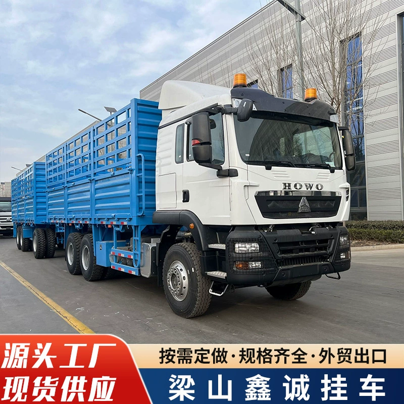 Продажи новых грузовиков от производителя Shaanxi Automobile, 9,6-метровый грузовик, высокобортный грузовик, Howo 6*4 с цветочным оформлением.