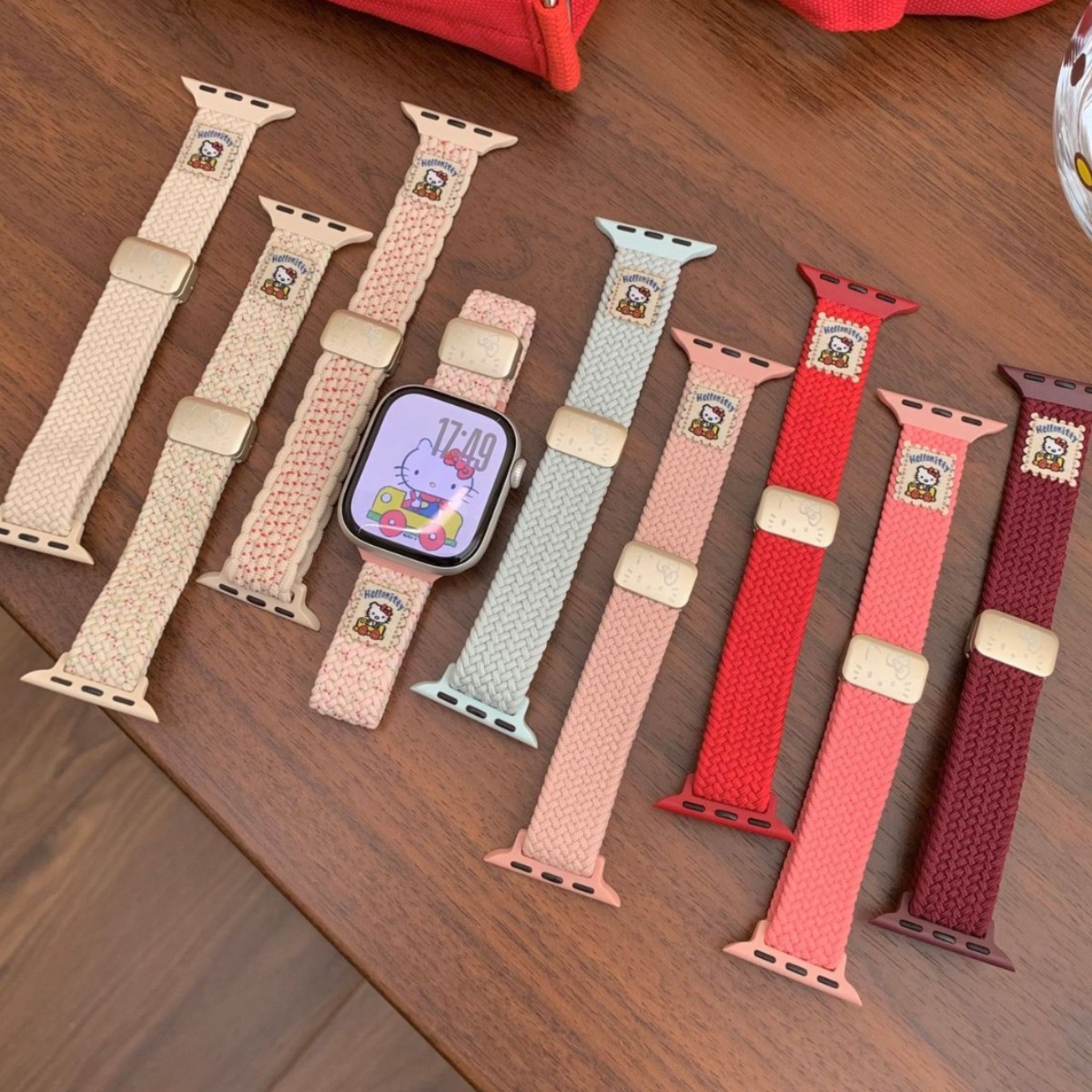 Cute Kt Cycling Watch Strap Suitable for Apple Watch Iwatch10/987654321Se Watch Strap