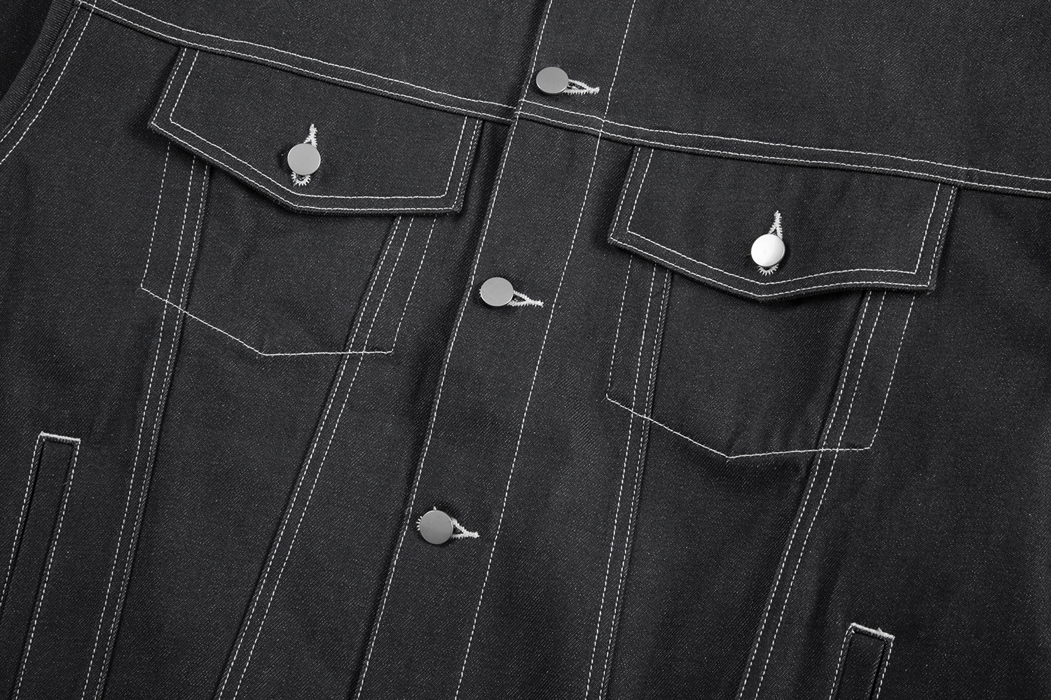 Giacca di jeans uomo e donna in stile street washed blu denim_voghion.com