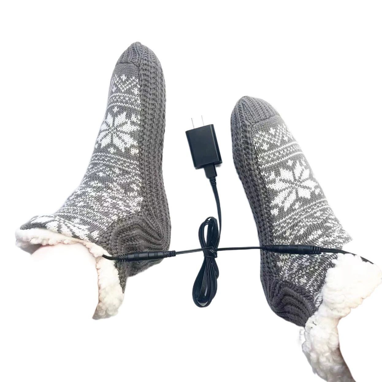Новый USB домашний нагрев ноги сокровища электрические теплые напоенные носки с подогревом теплые бахилы рождественские теплые носки трансграничные прямые поставки