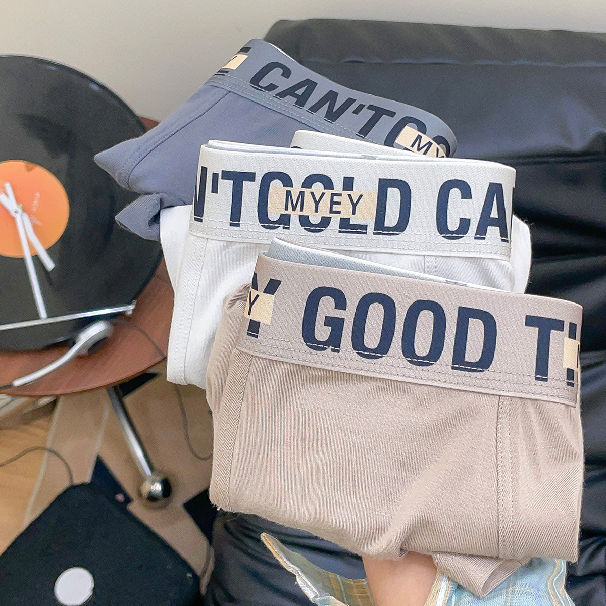 Hombre coreano Fan MianRouh hombre 7A antibacteriano verano juventud 2024 nueva calzoncillos de calzoncillos