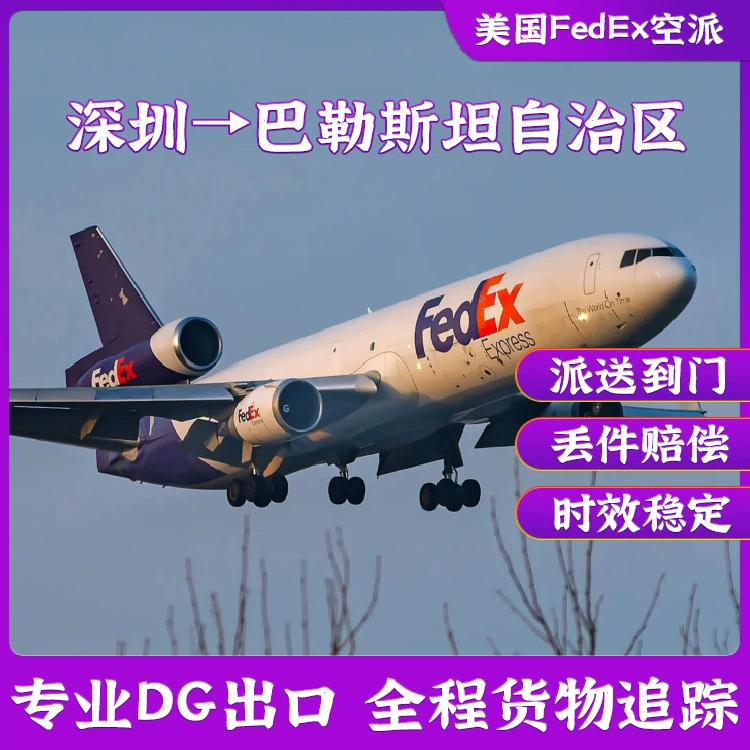 Чистая батарея Шэньчжэнь в Палестинский автономный район FedEx Экспресс с налогом двойной очистки до двери DDU выделенная логистика