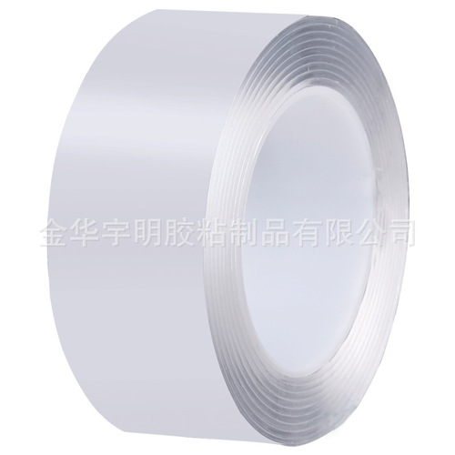 Nano tape transparent traceless acrylic double-sided tape high viscosity washable ten thousand times magic nano double-sided tape wholesale