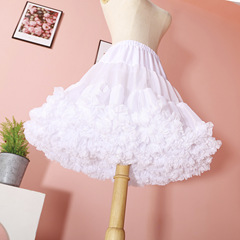 Skirt Stays Lolita Cloud Stays Everyday Lolita Boneless Soft Gauze Puffy Skirt Short Cotton Candy Quality and Affordable