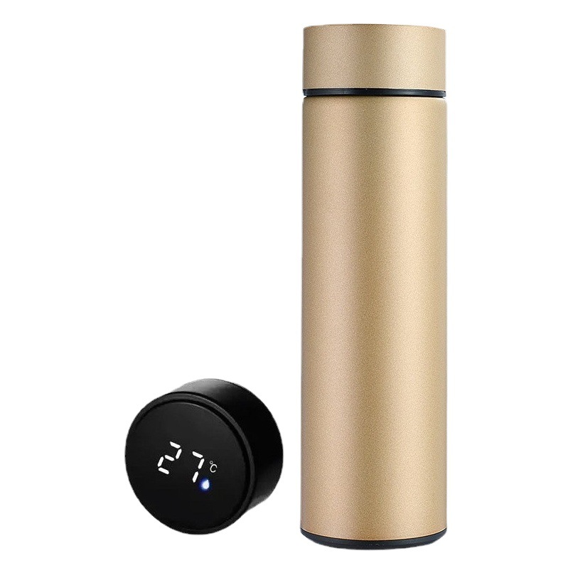 Pantalla de temperatura inteligente Taza de aislamiento de acero inoxidable 304 para hombres y mujeres Taza de agua de negocios creativa Taza de control de temperatura Personalización de regalos