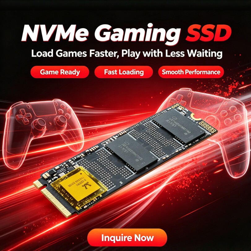 Ssd Solid State Drive M.2 Interface Nvme Protocol High-Speed Transmission 256G/512G/1Tb Pcie