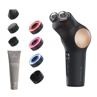 Cross-border hot selling micro current LED phototherapy hot massage facial massage compact electric face and skin care treatment